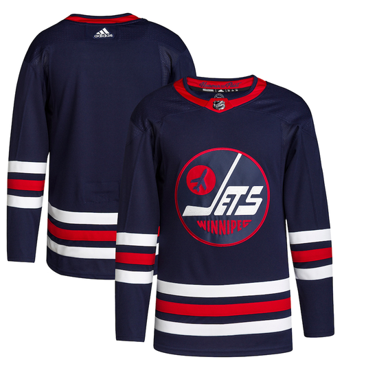 Men's Winnipeg Jets Navy 2021/22 Alternate Primegreen Authentic Blank Jersey1