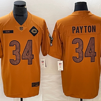 Men's Chicago Bears Walter Payton #34 Brown 2023 Salute To Service Retired Player Limited Jersey1
