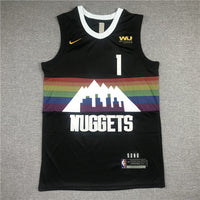 Men's Denver Nuggets Michael Porter Jr. #1 NBA Black Jersey1