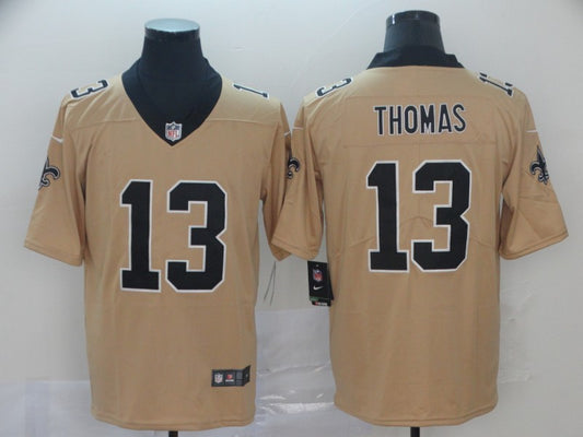 Men's New Orleans Saints Michael Thomas #13 Gold Inverted Game Jersey1