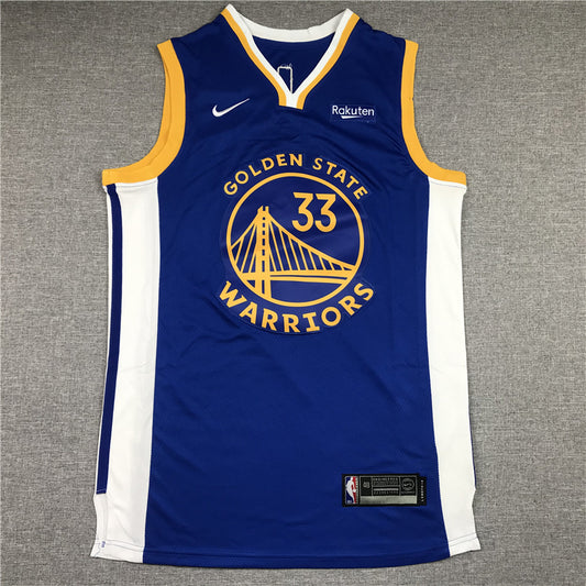 Men's Golden State Warriors James Wiseman 2021/22 Fast Break Replica Jersey1