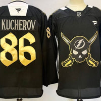 Men's Tampa Bay Lightning Nikita Kucherov #86 Fanatics Black Player Jersey