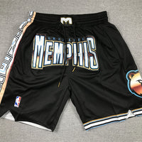 Men's Memphis Grizzlies Black 2022/23 City Edition Basketball Shorts1