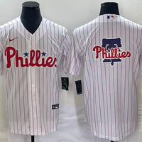 Men's Philadelphia Phillies White Home Replica Team Jersey1