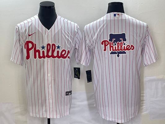 Men's Philadelphia Phillies White Home Replica Team Jersey1
