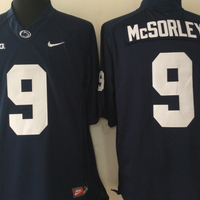 Men's Penn State Nittany Lions Trace McSorley #9 Navy Team Game Jersey