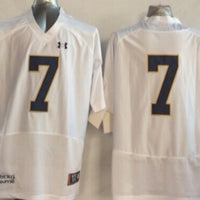 Men's Notre Dame Fighting Irish Joe Theismann #7 White Player Game Jersey