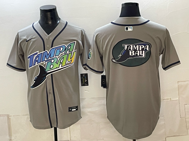 Men's Tampa Bay Rays Chandler Simpson #14 Navy Replica Jersey