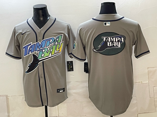 Men's Tampa Bay Rays Chandler Simpson #14 Navy Replica Jersey