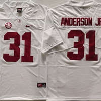 Men's Alabama Crimson Tide Will Anderson Jr #31 White Player Jersey