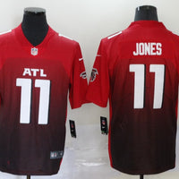 Men's Atlanta Falcons Julio Jones #11 Red 2nd Alternate Game Jersey1