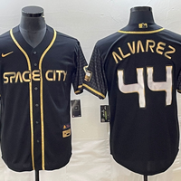 Men's Houston Astros Yordan Alvarez #44 Black City Connect Replica Player Jersey1
