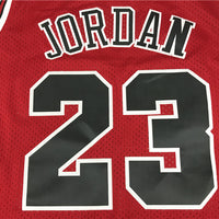 Men's Chicago Bulls Michael Jordan Red 1997-98 Classics Rookie Authentic Jersey1
