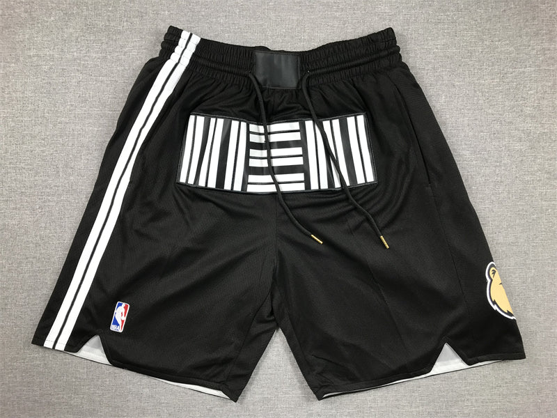 Men's Memphis Grizzlies Black 2023/24 Pocket Shorts1 City Edition