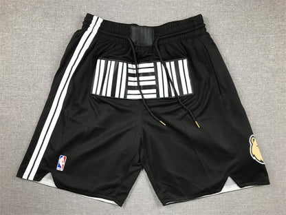 Men's Memphis Grizzlies Black 2023/24 Pocket Shorts1 City Edition