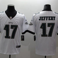Men's Philadelphia Eagles Alshon Jeffery #17 White Game Jersey1