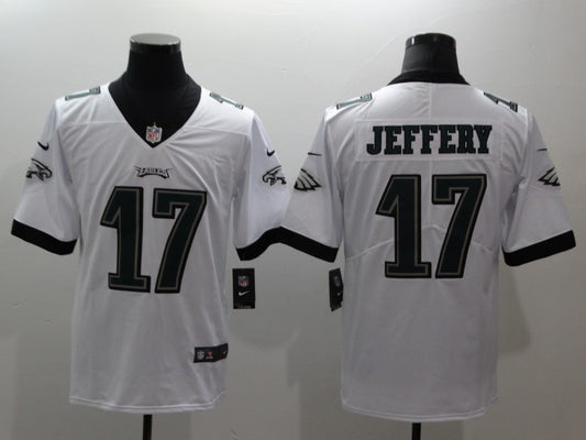 Men's Philadelphia Eagles Alshon Jeffery #17 White Game Jersey1