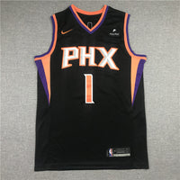 Men's Phoenix Suns Devin Booker #1 NBA Black Replica Jersey1 - City Edition