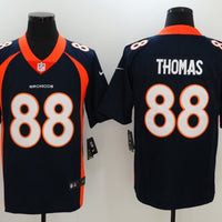 Men's Denver Broncos Demaryius Thomas #88 Navy Game Jersey1