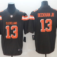 Men's Cleveland Browns Odell Beckham Jr. Brown Game Jersey1