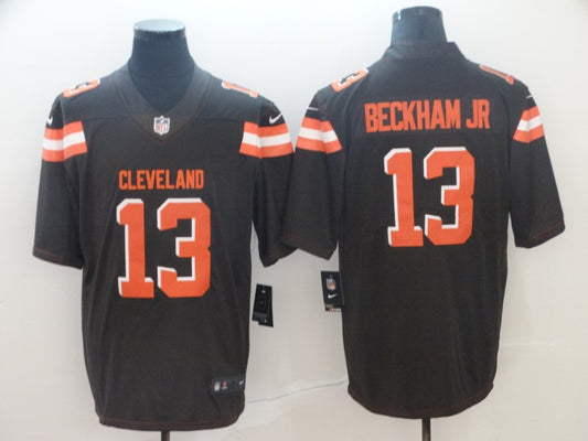 Men's Cleveland Browns Odell Beckham Jr. Brown Game Jersey1