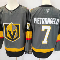 Men's Vegas Golden Knights Alex Pietrangelo #7 Fanatics Gray Player Jersey