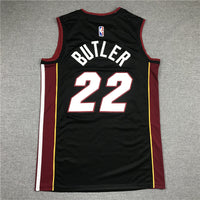 Men's Miami Heat Jimmy Butler #22 Black 2022/23 Swingman Jersey1 - Icon Edition