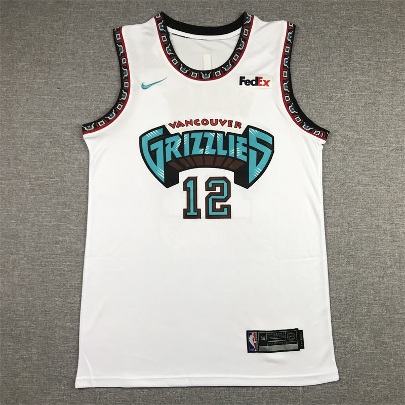 Men's Memphis Grizzlies Ja Morant #12 White Swingman Fashion Jersey1