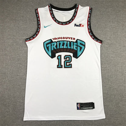 Men's Memphis Grizzlies Ja Morant #12 White Swingman Fashion Jersey1