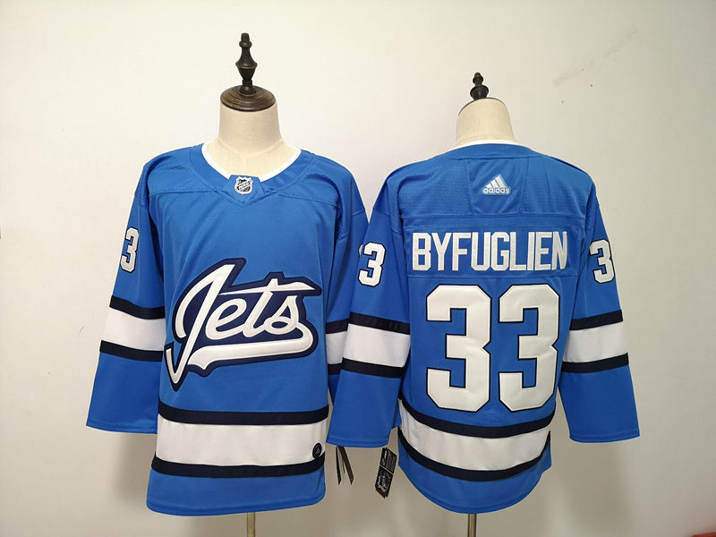 Men's Winnipeg Jets Dustin Byfuglien #33 Blue Home Breakaway Player Jersey1