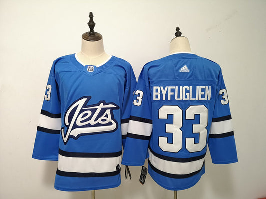 Men's Winnipeg Jets Dustin Byfuglien #33 Blue Home Breakaway Player Jersey1