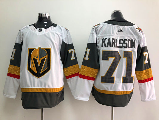 Men's Vegas Golden Knights William Karlsson #71 White Breakaway Player Jersey1