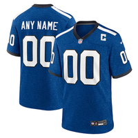 Custom1 Indianapolis Colts Blue Alternate Game Jersey1