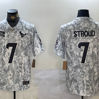 Men's Houston Texans C.J. Stroud #7 Arctic Camo 2024 Salute to Service Limited Jersey1