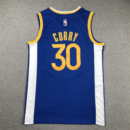 Men's Golden State Warriors Stephen Curry #30 Royal 2022/23 Fast Break Replica Player Jersey1 - Icon Edition