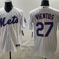 Men's New York Mets Mark Vientos #27 White Home Limited Player Jersey
