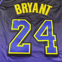 Men's Los Angeles Lakers Kobe Bryant #24 Purple 2024/25 Swingman Jersey1 - City Edition