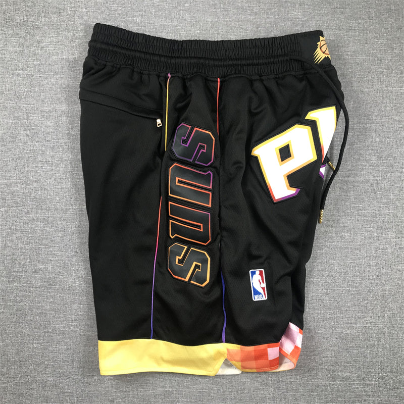 Men's Phoenix Suns Black Statement Edition Pocket Shorts1