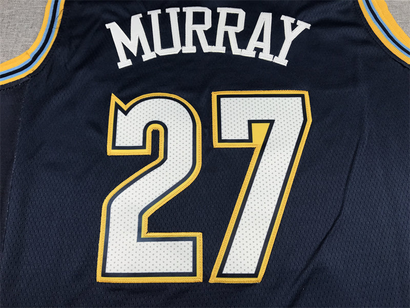Men's Denver Nuggets Jamal Murray Navy 2021/22 Swingman Jersey1 - City Edition