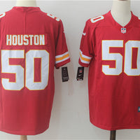 Men's Kansas City Chiefs Justin Houston #50 Red Game Jersey1