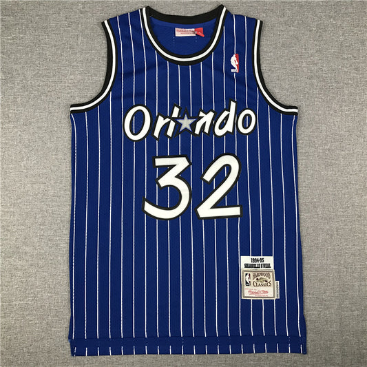 Men's Orlando Magic Shaquille O'Neal Blue Classics 1994-95 Swingman Jersey1