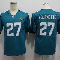Men's Jacksonville Jaguars Leonard Fournette #27 Teal Game Player Jersey1