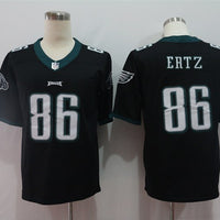 Men's Philadelphia Eagles Zach Ertz #86 Black Game Jersey1