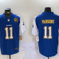 Men's Dallas Cowboys Micah Parsons #11 Royal Game Player Jersey1