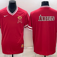 Men's Los Angeles Angels Red Blank Replica Jersey1