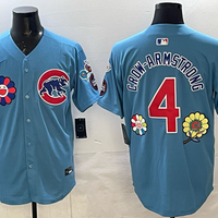 Men's Chicago Cubs Pete Crow-Armstrong #4 Blue Limited Player Jersey