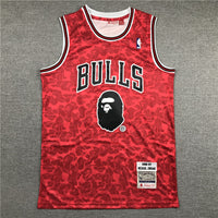 Men's Chicago Bulls Michael Jordan #23 Red 1996-97 Hardwood Classics Authentic Jersey1