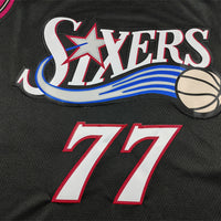 V.J. Edgecombe Philadelphia 76ers Black Classic Edition Jersey - 3
