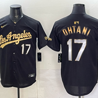 Men's Los Angeles Dodgers Shohei Ohtani #17 Black Alternate Replica Player Jersey
