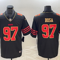 Men's San Francisco 49ers Nick Bosa #97 Black Vapor F.U.S.E. Limited Jersey1